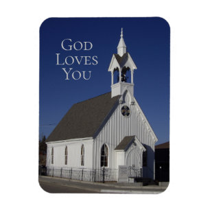 Magnet Flexible Christian Church Fairplay, Colorado Dieu vous aime