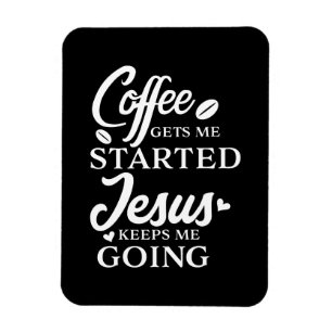 Magnet Flexible Christian Cote Coffee Me Lance B Script