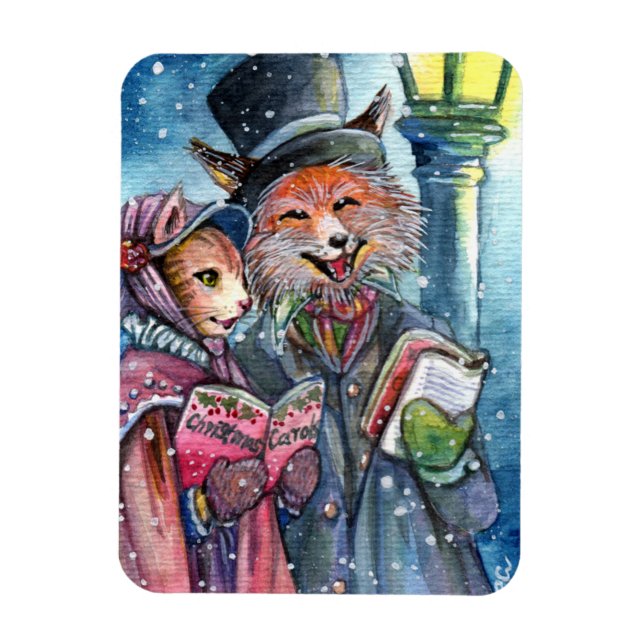 Magnet Flexible Christmas Carol (Vertical)
