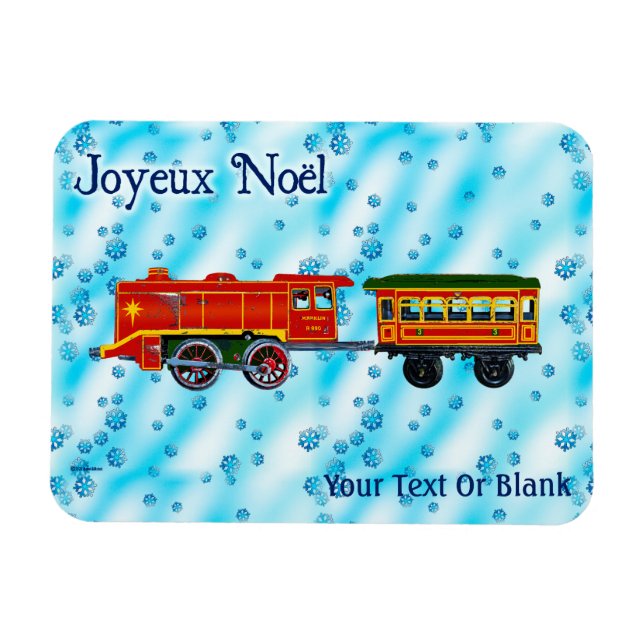 Magnet Flexible Christmas Express - Joyeux Noël (Horizontal)