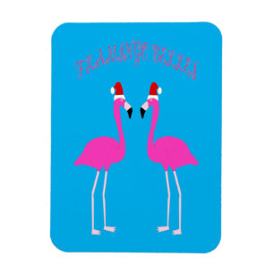 Magnet Flexible Christmas Lesbian Flamingos Flamingo Belles