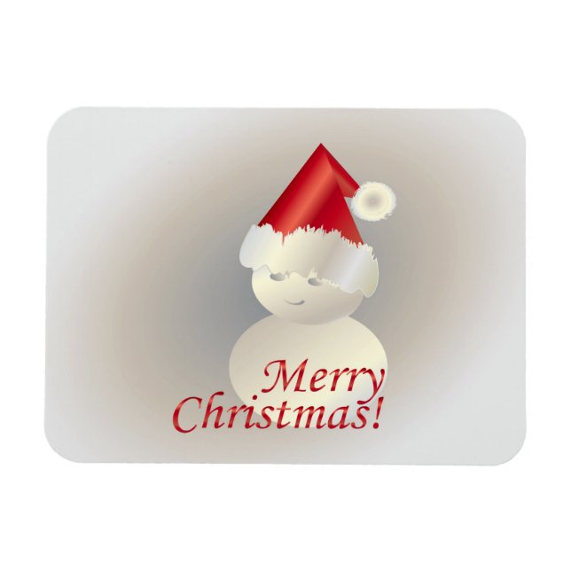 Magnet Flexible Christmas Snowman (Horizontal)