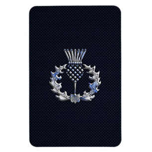 Magnet Flexible Chrome comme sur Carbon Fibre Print Scottish Thist