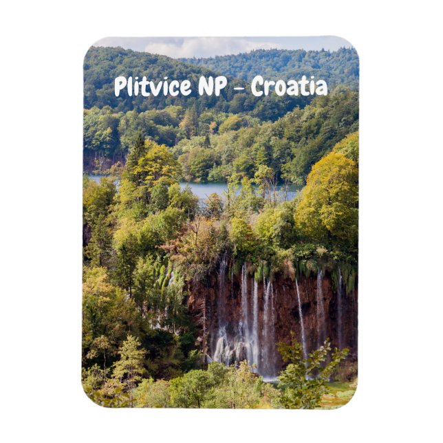 Magnet Flexible Chutes d'eau dans le parc national de Plitvice - C (Vertical)