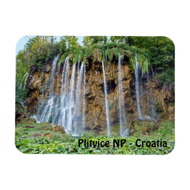 Magnet Flexible Chutes d'eau dans le parc national de Plitvice - C (Horizontal)