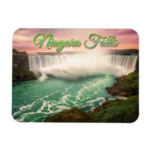 Magnet Flexible Chutes du Niagara, Canada coucher de soleil stylis