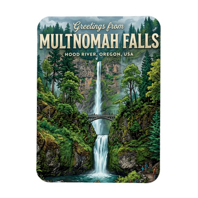 Magnet Flexible Chutes Multnomah États-Unis (Vertical)