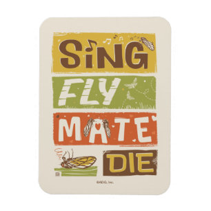 Magnet Flexible Cicada Sing Fly Mate Die