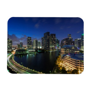 Magnet Flexible Ciel de la ville surélevé de Brickell Key