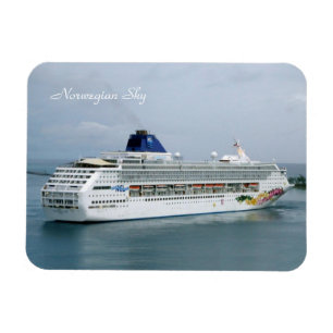 Magnet Flexible Ciel tournant en texte de blanc de Nassau