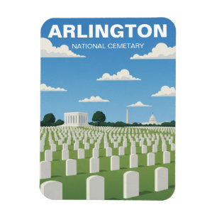 Magnet Flexible Cimetière national d'Arlington Virginie Voyage