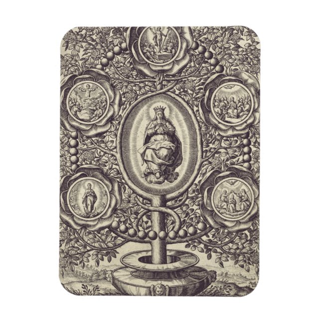Magnet Flexible Cinq mystères glorieux (Vertical)