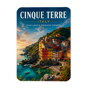 Magnet Flexible 🌅 Cinque Terre Italie Village côtier