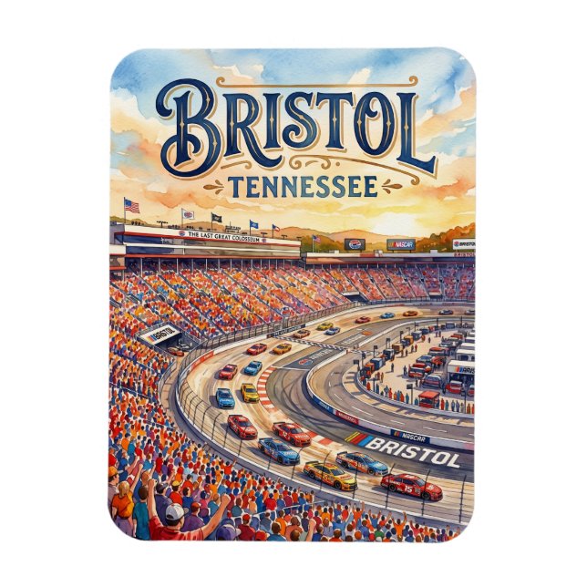 Magnet Flexible Circuit de Bristol Motor Speedway États-Unis (Vertical)