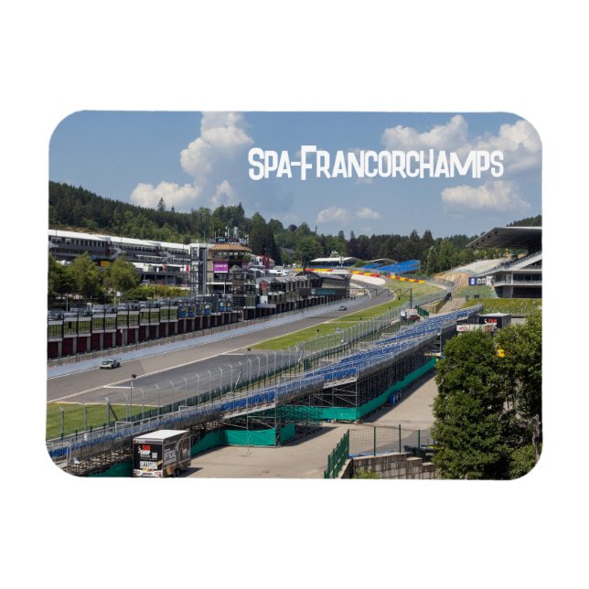 Magnet Flexible Circuit de Spa-Francorchamps, Belgique (Horizontal)