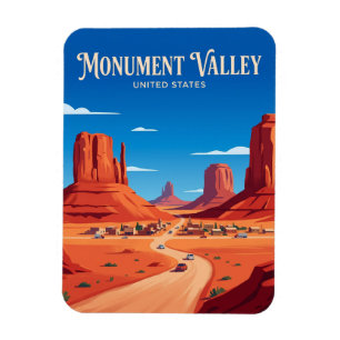 Magnet Flexible Circuit touristique de Monument Valley Arizona