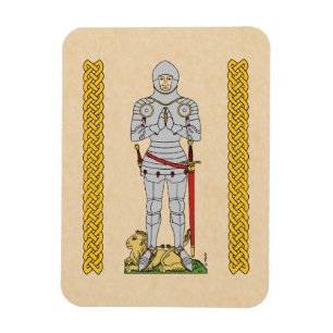 Magnet Flexible Cirque du Chevalier Médiéval Anglais 1430