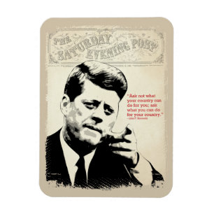 Magnet Flexible Citation de John F. Kennedy