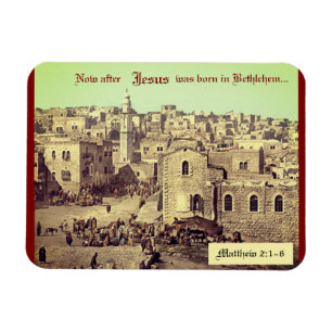 Magnet Flexible Citation de la Bible chrétienne Jésus Terre Sainte