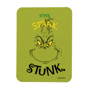 Magnet Flexible Citation de Monsieur Grinch Stink Stank Stunk