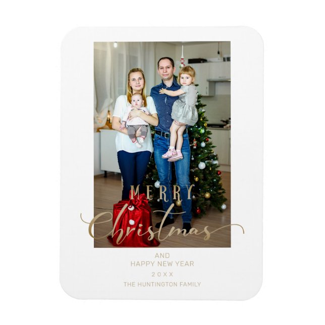 Magnet Flexible Citation de script fantaisiste de photo classique  (Vertical)