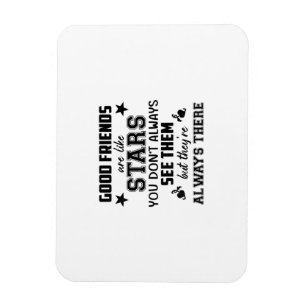 Magnet Flexible Citation de T-Shirt d'Amitié Bon Ami Comme une Éto
