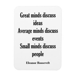 Magnet Flexible Citation d'Eleanor Roosevelt | Grands esprits