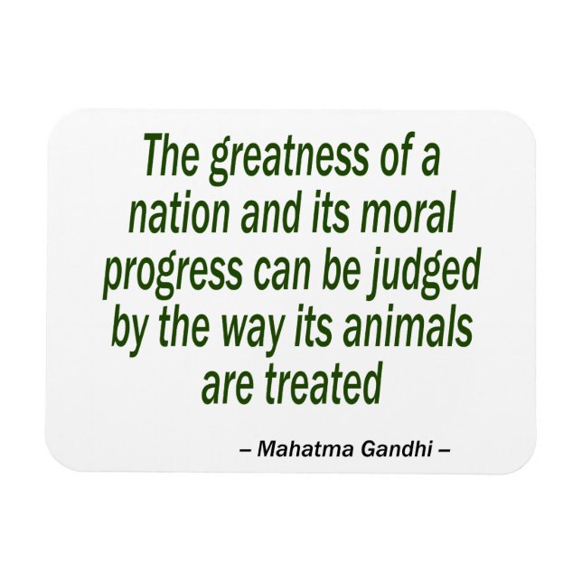 Magnet Flexible Citation du Mahatma Gandhi (Horizontal)