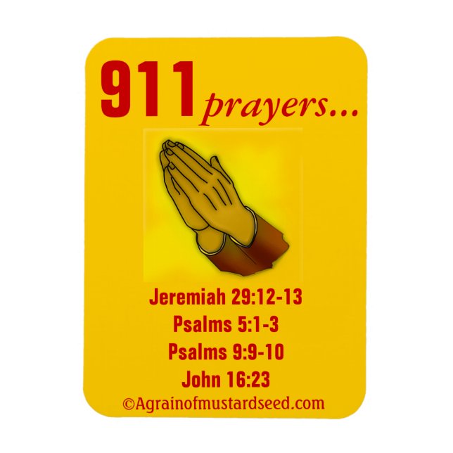 Magnet Flexible Citations bibliques Agrainofmustardseed.com (Vertical)