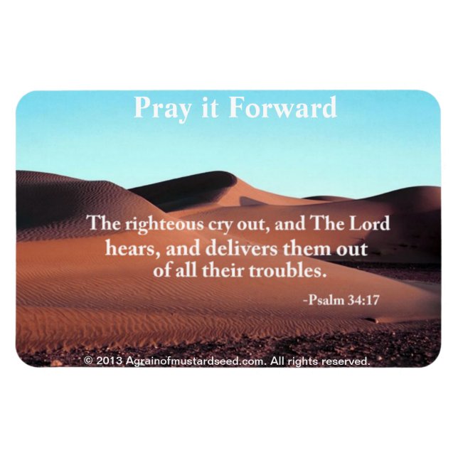 Magnet Flexible Citations chrétiennes inspirantes (Horizontal)