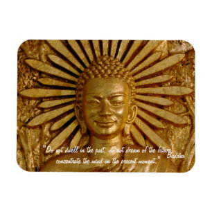 Magnet Flexible Citations de bouddha & Bouddha d'or, Jardin sacré