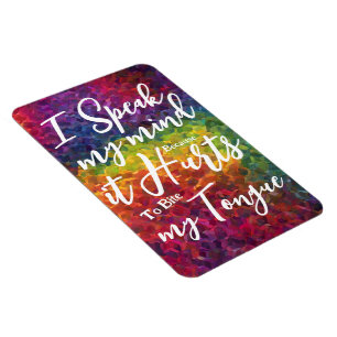 Magnet Flexible Citations Drôle Dit, Parlez Votre Réfrigérateur D'