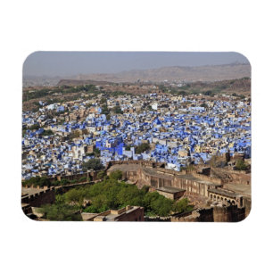 Magnet Flexible Cité bleue vue de Mehrangarh Fort / Jodhpur,