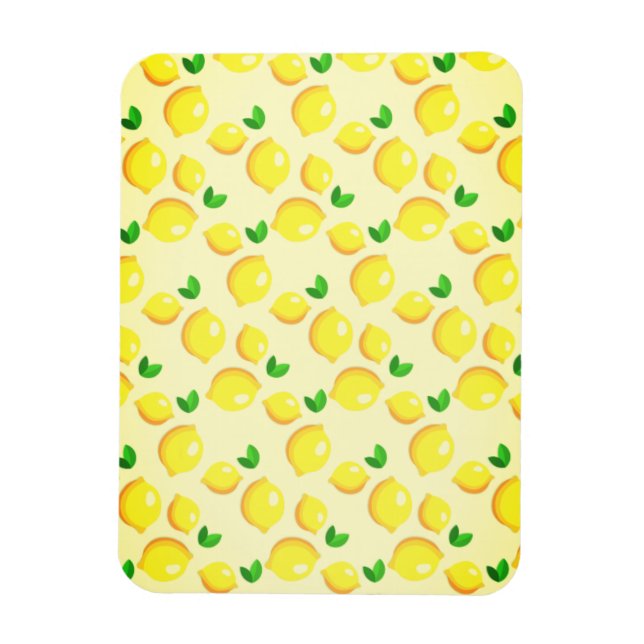 Magnet Flexible Citrons jaunes frais (Vertical)