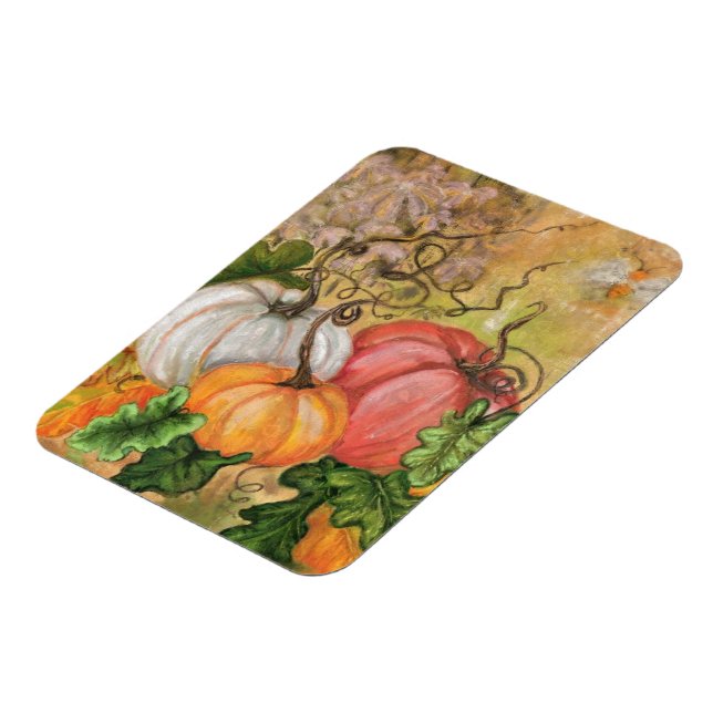 Magnet Flexible Citrouille - Aquarelle (Côté Gauche)