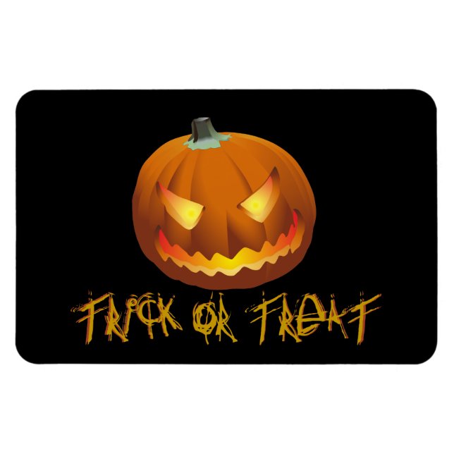 Magnet Flexible Citrouille pour Halloween 6 (Horizontal)