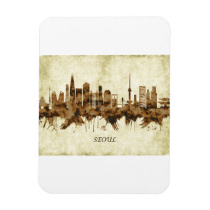 Magnet Flexible Cityscape de Séoul