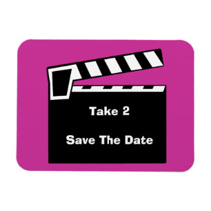 Magnet Flexible Clapperboard Ardoise Film Enregistrer La Date Flex