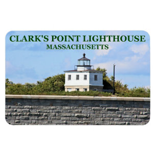 Magnet Flexible Clark's Point Lighthouse Massachusetts FlexiMagnet