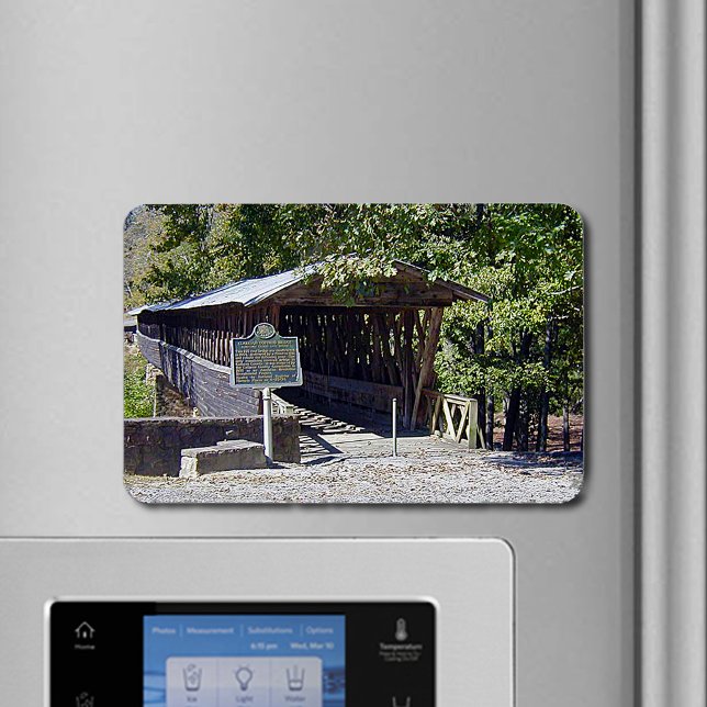 Magnet Flexible Clarkson Pont couvert Alabama (Clarkson Covered Bridge Alabama Flexible Magnet)