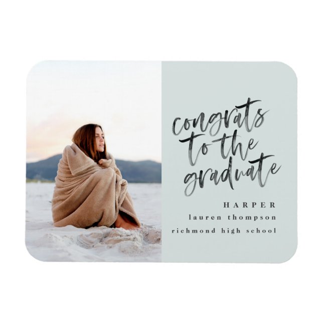 Magnet Flexible Classe d'aimant faire-part diplômé photo 2018 (Horizontal)