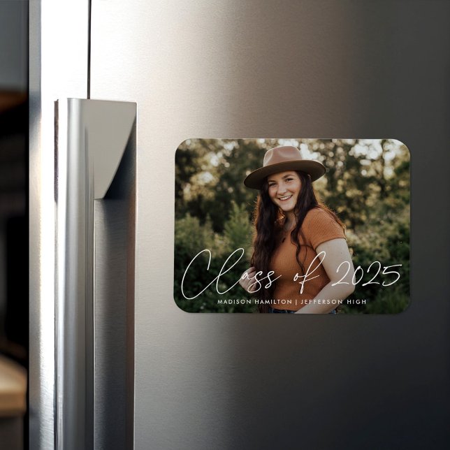 Magnet Flexible Classe moderne de 2026 Écriture blanche Remise des (Créateur téléchargé)