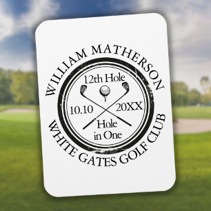 Magnet Flexible Classique de golf personnalisé Hole in One