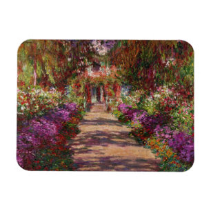 Magnet Flexible Claude Monet A Pathway à Monet's Garden