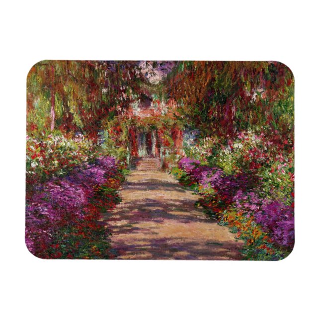 Magnet Flexible Claude Monet | A Pathway à Monet's Garden (Horizontal)