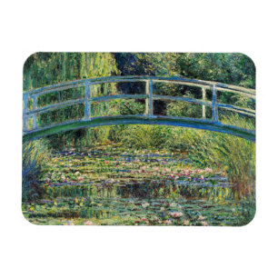 Magnet Flexible Claude Monet - Bassin aux Nymphéas & Pont Japonais