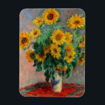 Magnet Flexible Claude Monet - Bouquet de tournesols<br><div class="desc">Bouquet de tournesols / Bouquet de tournois - Claude Monet,  Huile sur toile,  1881</div>