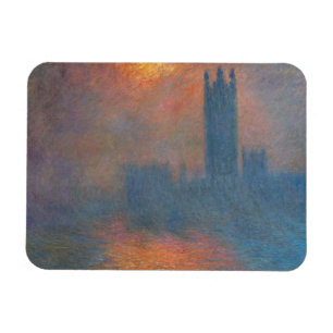 Magnet Flexible Claude Monet - Chambres du Parlement Londres