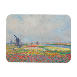 Magnet Flexible Claude Monet - Champs de tulipes près de La Haye