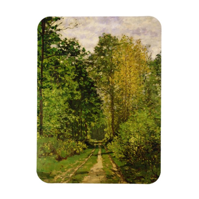 Magnet Flexible Claude Monet | Chemin en bois (Vertical)